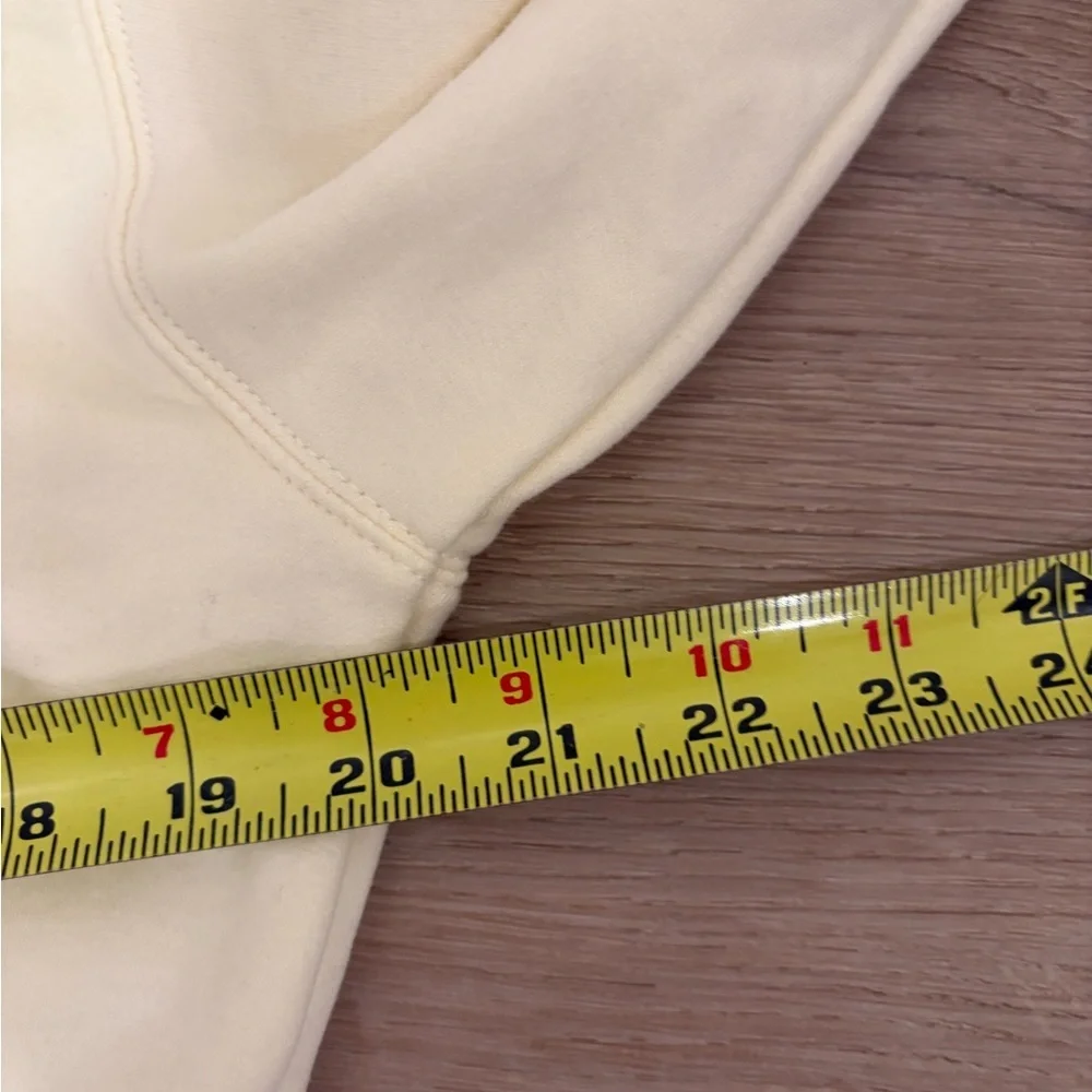 Athleta Yellow Forever Fleece Cropped Full Zip Size XXS - Picture 10 of 10